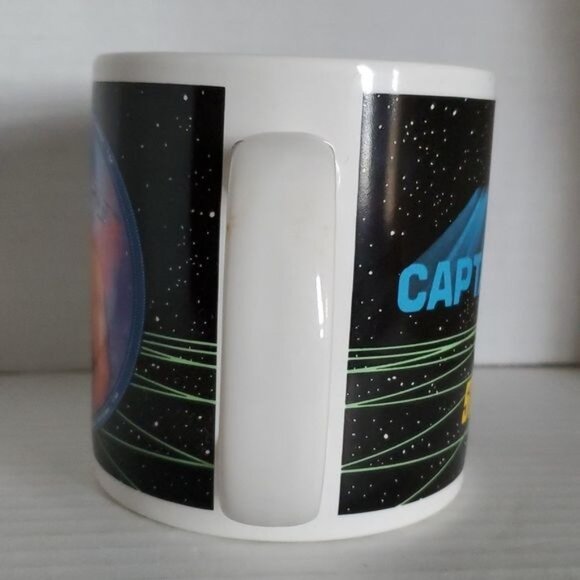 VINTAGE Captain Kirk Star Trek Cup Mug Artwork Susie Morton Hamilton Gifts 1991 - Picture 5 of 9